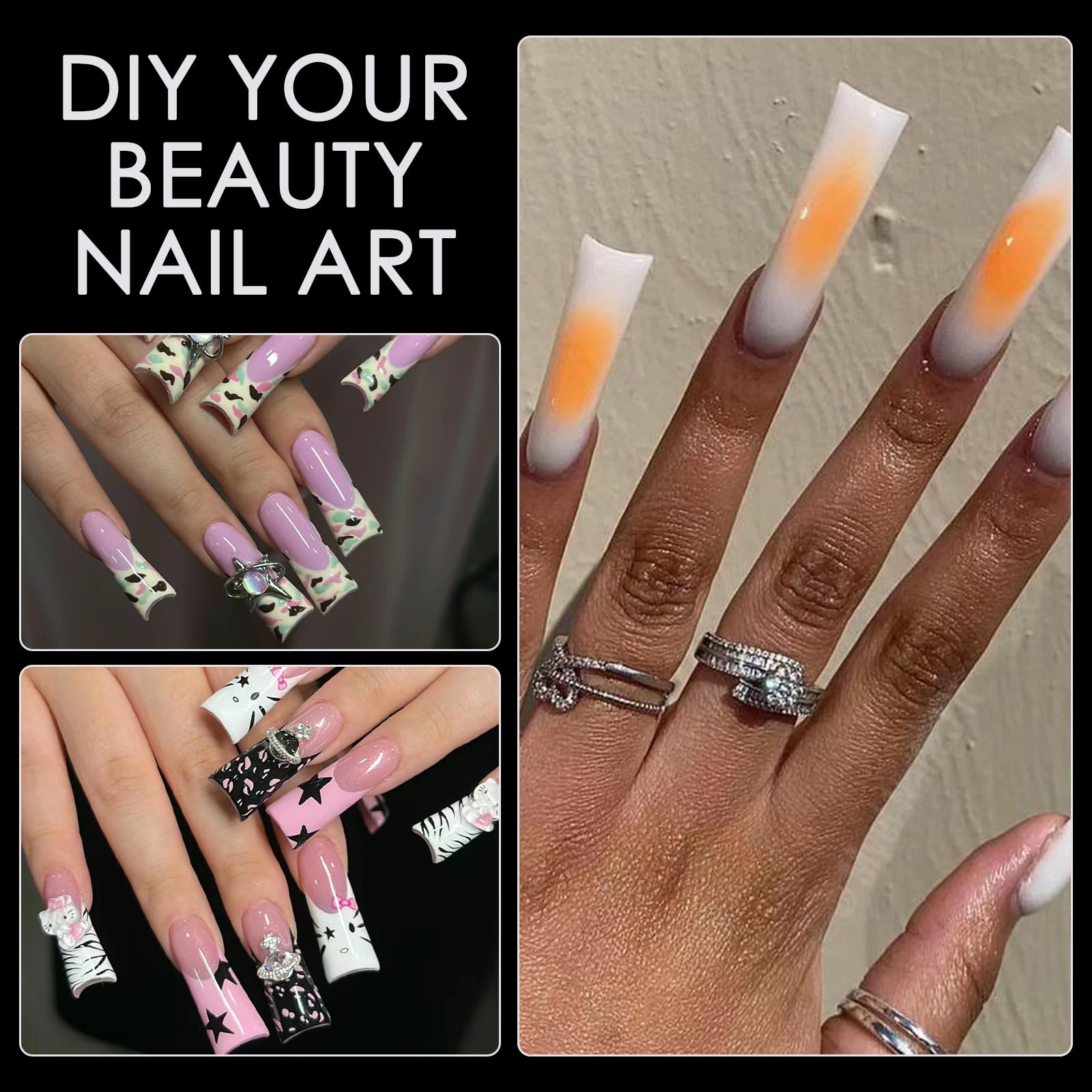 WELLQUINN duck nail applied in salon demonstrating secure fit and styling benefit