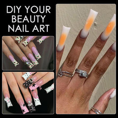 WELLQUINN duck nail applied in salon demonstrating secure fit and styling benefit