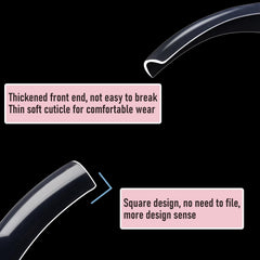 WELLQUINN detailed view of tip edge thickness showing reinforced durability