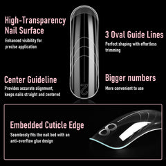 WELLQUINN inner guideline close-up showing guide lines for precise shaping