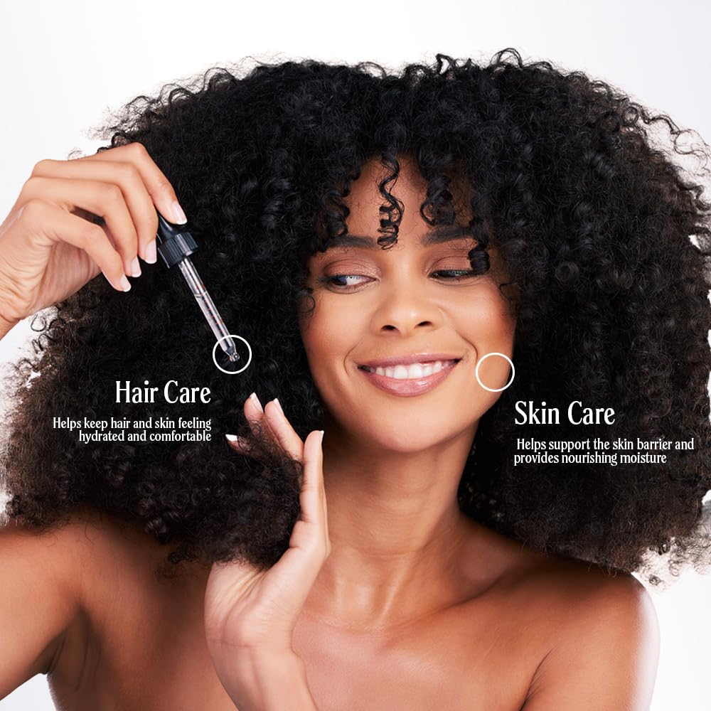 Well's Oil oil texture close-up highlighting lightweight absorption and smooth finish