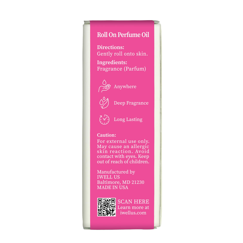 Well's Oil Pinky Sugar label and ingredients view highlighting paraben-free, minimal formula
