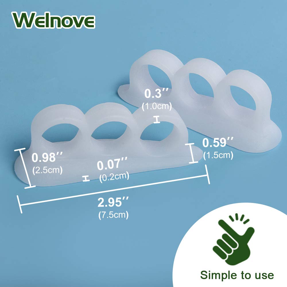 Welnove close-up of soft silicone texture highlighting cushioning and flexible comfort