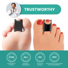 Welnove size comparison of three pairs showing trim-to-fit versatility