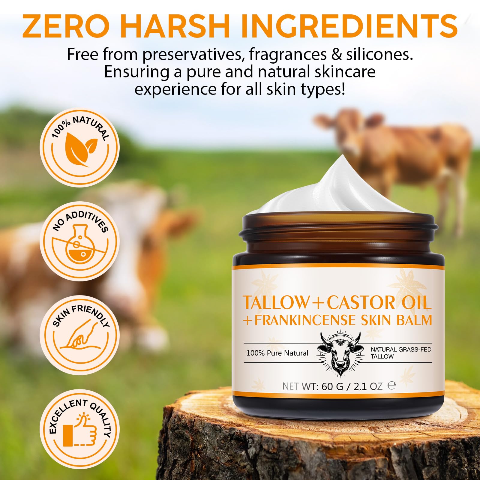 WELOSUER open jar with honey sheen illustrating natural moisturizing effect