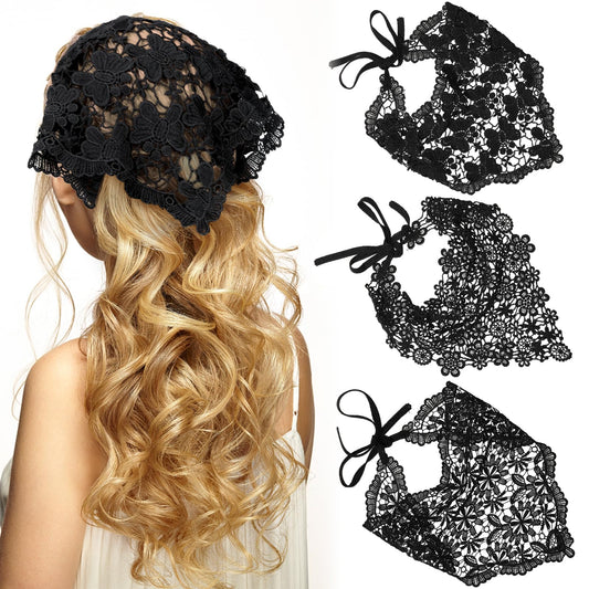 WELROG three-piece bandana set front view showing patterns and packaging benefit: stylish variety
