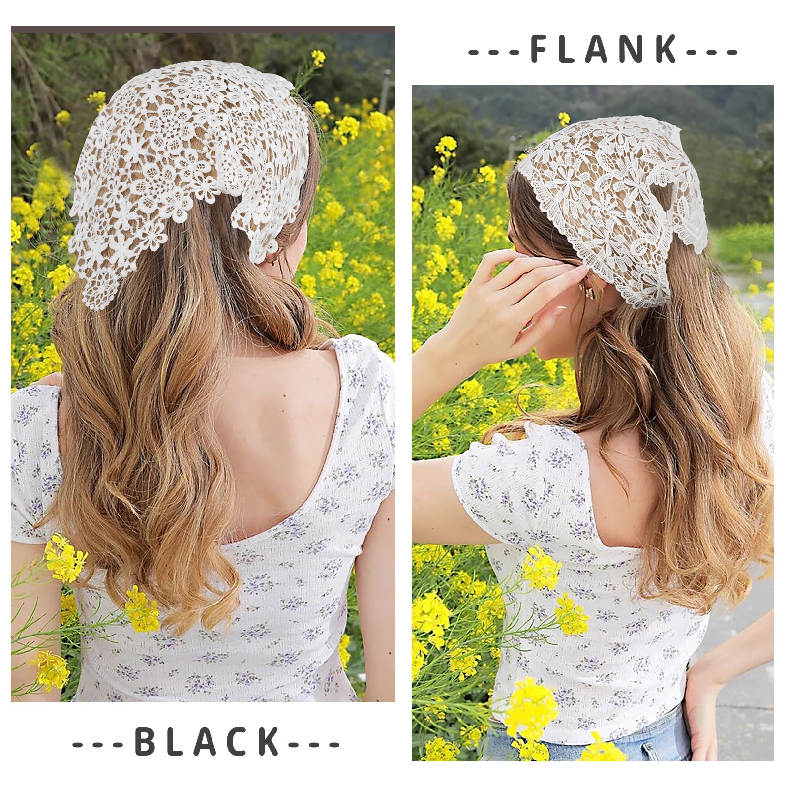 WELROG model wearing bandana outdoors showing sun protection and stylish everyday use