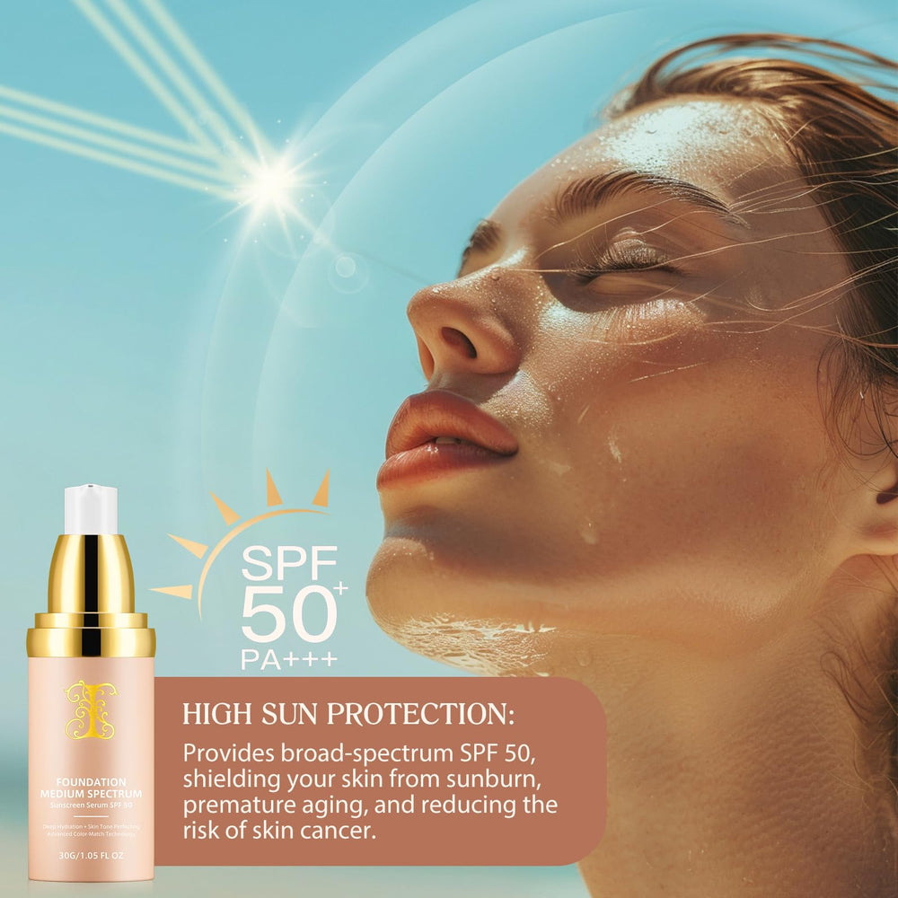 Weluno water droplets on skin with product, proves waterproof longwear benefit