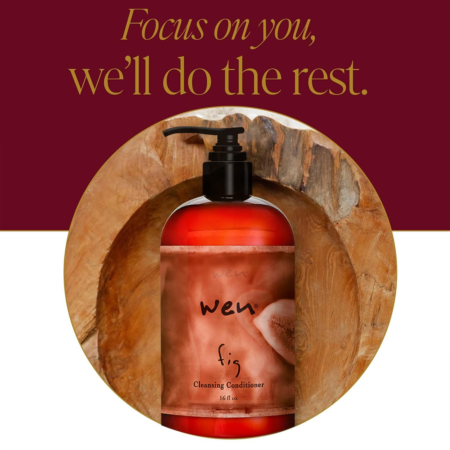 WEN by Chaz Dean label close-up showing key botanicals and benefits