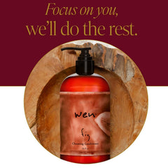 WEN by Chaz Dean label close-up showing key botanicals and benefits