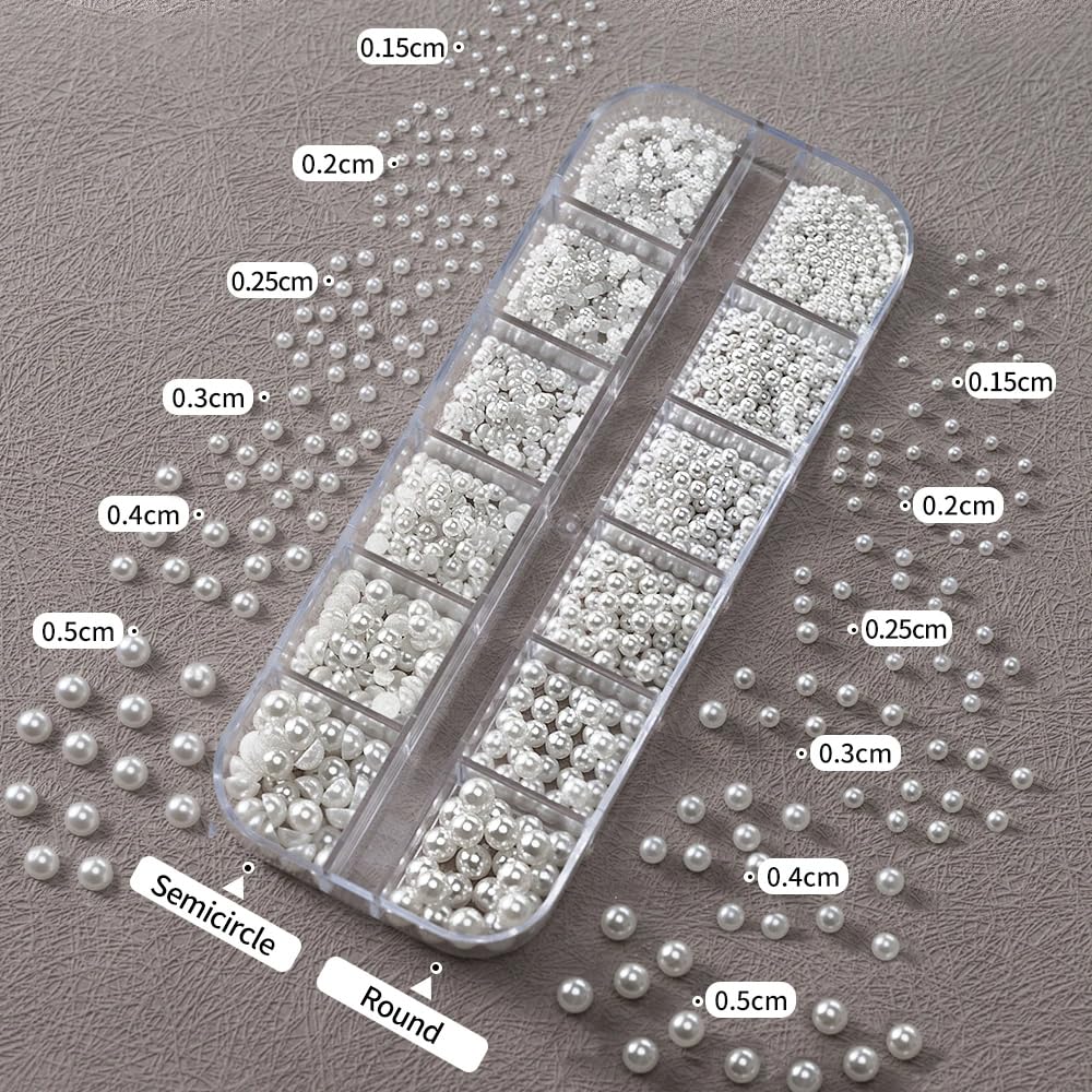 WENEWFINE close-up showing smooth pearl texture and consistent half-round shape for reliable adhesion