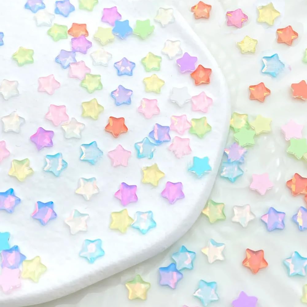 WENEWFINE flatback bottom of star charm for secure glue adhesion