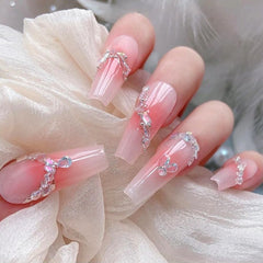 WENEWFINE rhinestones with placement tools illustrating easy application and neat layout