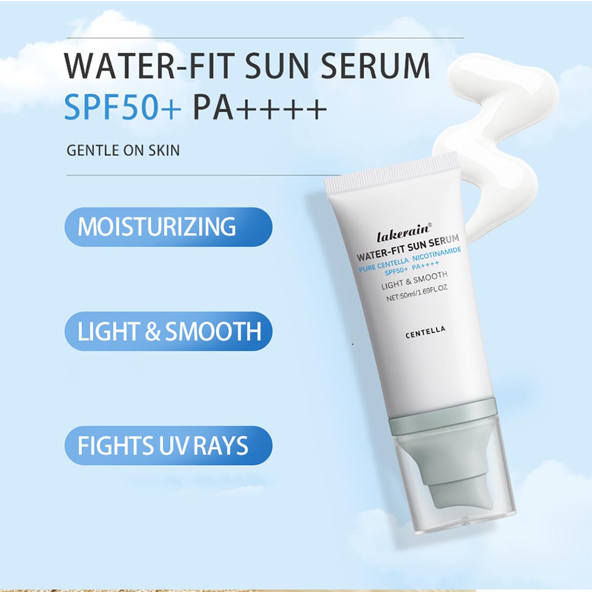 WenFeng gel texture close-up demonstrating fast absorption and lightweight hydration benefit