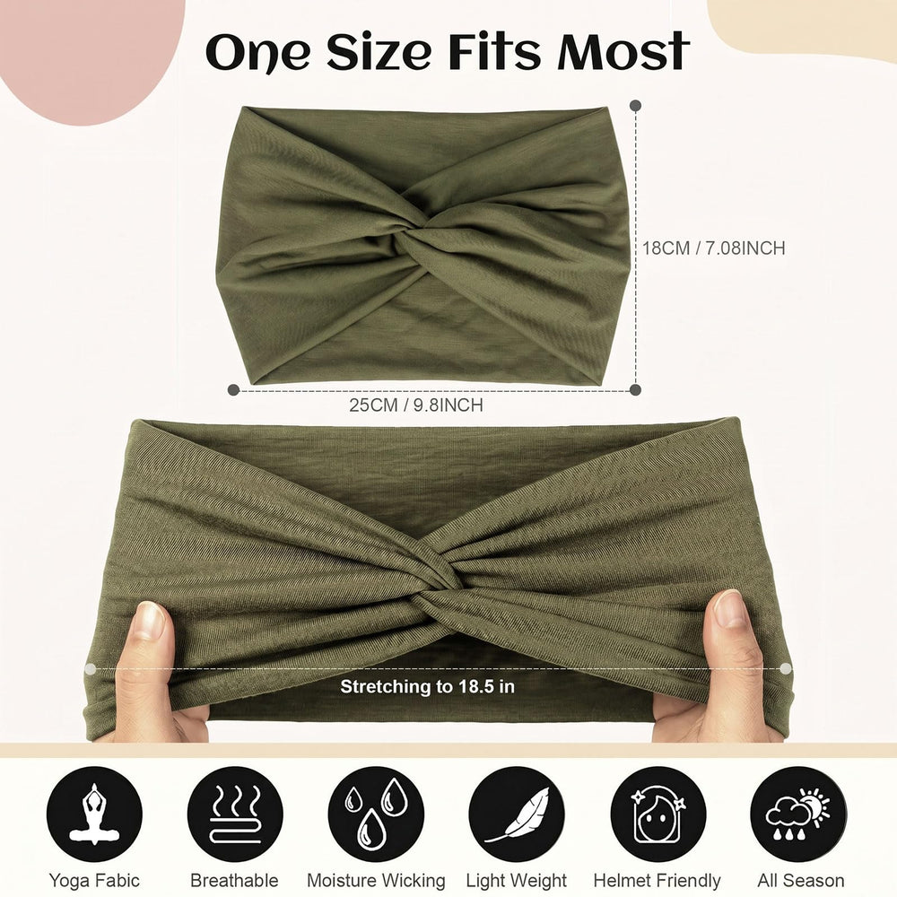 WENNKINN turban-style headband set up on pillow illustrating protective sleep coverage