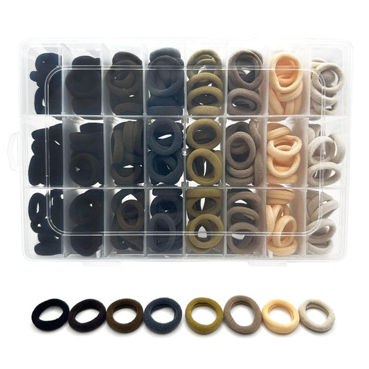 Wenreykeji front packaging showing 288 toddler hair ties, bulk supply benefit