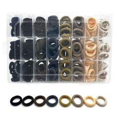 Wenreykeji front packaging showing 288 toddler hair ties, bulk supply benefit