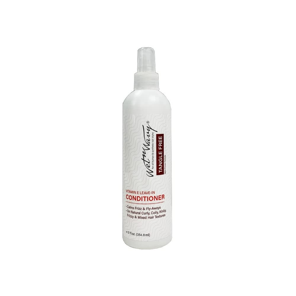 Wet n Wavy front bottle 12oz showing label and benefits