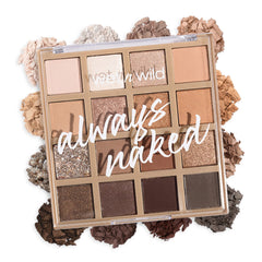 wet n wild palette front packaging shows compact and shade count benefit