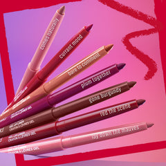 wet n wild single swipe of liner on arm showing rich pigment payoff and control