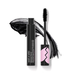 wet n wild front shot of mascara tube highlighting waterproof benefit