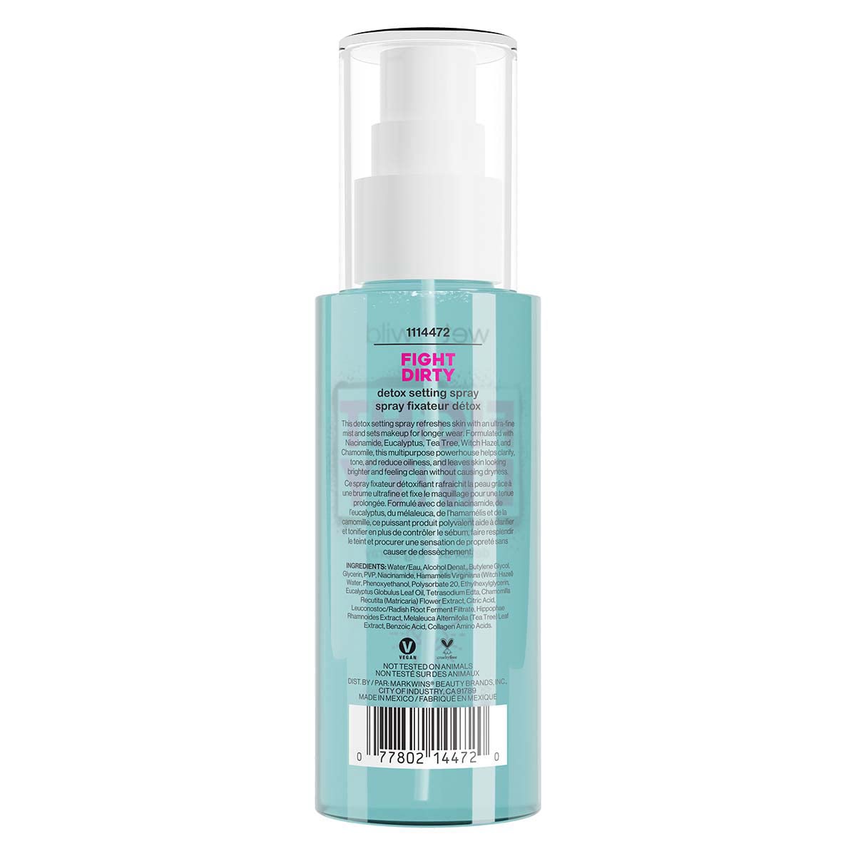 wet n wild fine facial mist in use refreshing makeup and calming skin