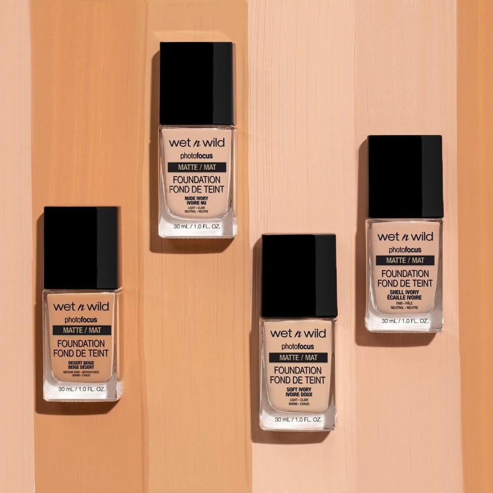wet n wild bottle on vanity illustrating everyday photo-ready routine