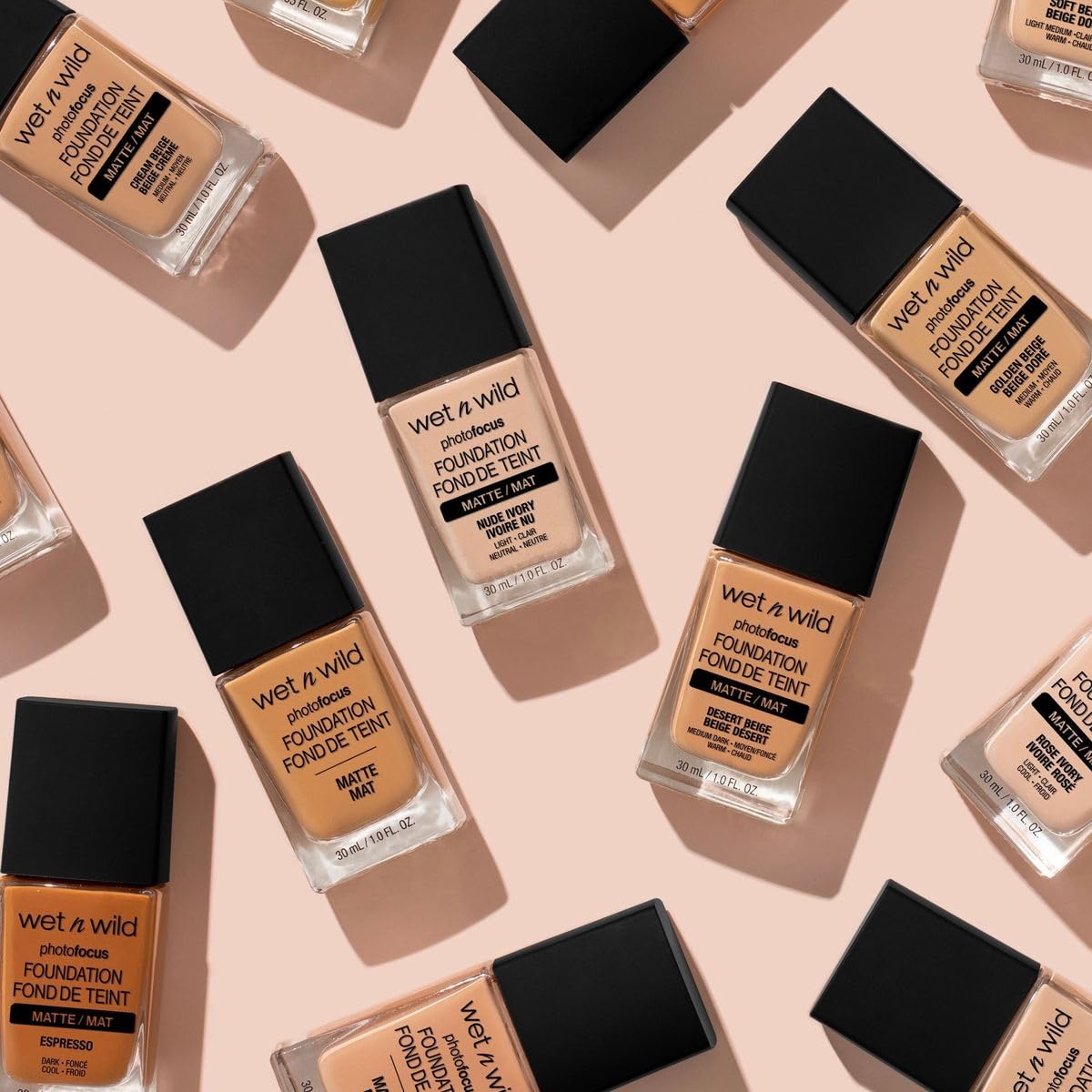 wet n wild beside brushes showing easy application and buildable coverage