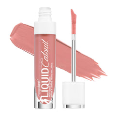 wet n wild front packaging showing glossy pink peach shade and name benefits
