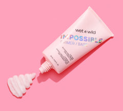 wet n wild primer stick texture swatch on skin displaying smooth finish and pore blurring