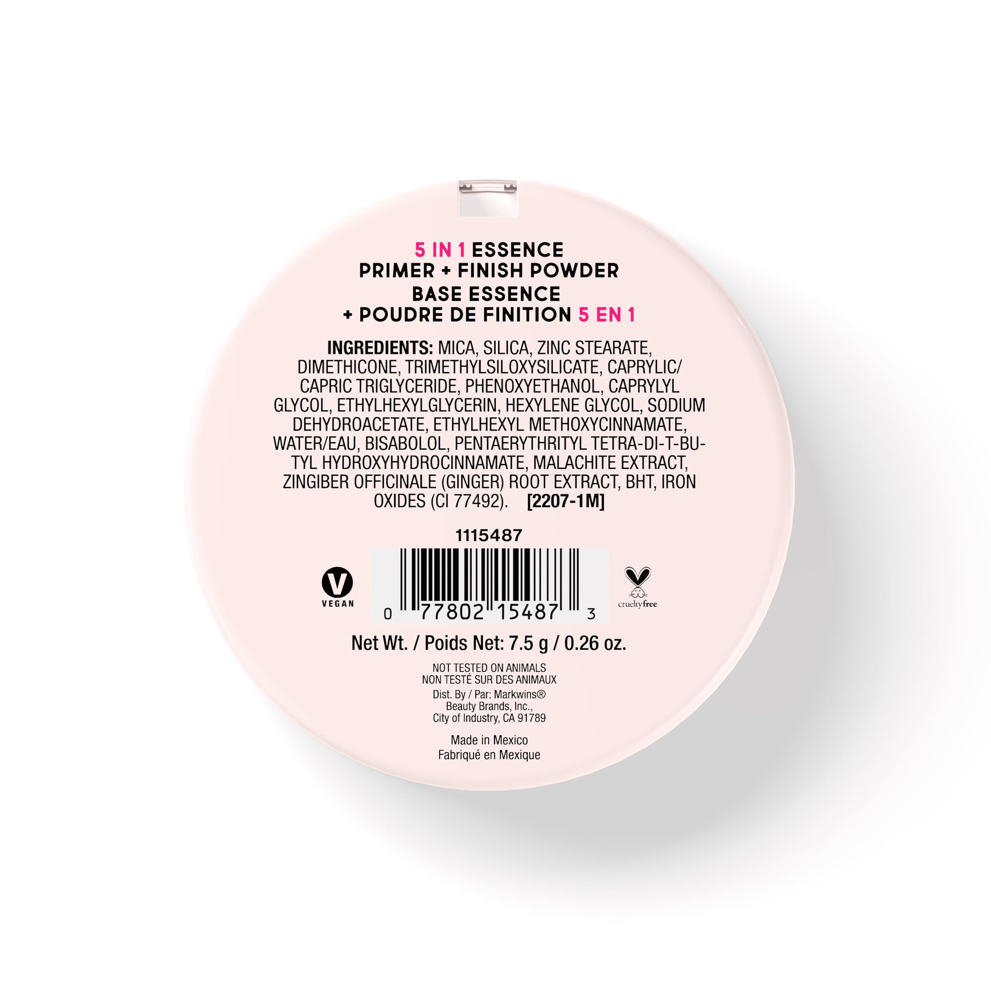 wet n wild applying powder with brush on face to set makeup and reduce shine