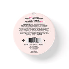 wet n wild applying powder with brush on face to set makeup and reduce shine