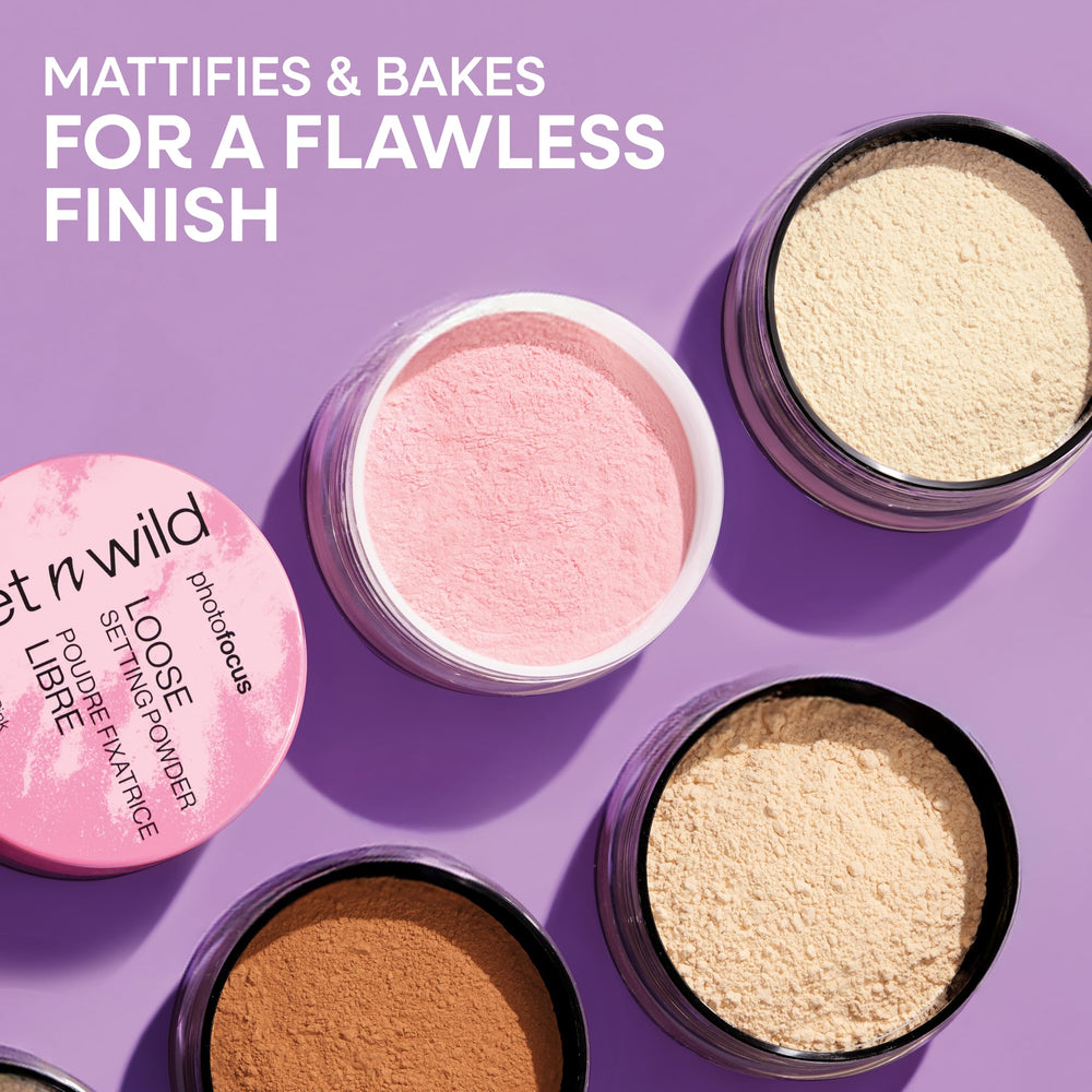 wet n wild close-up of powder texture highlighting silky, finely milled finish