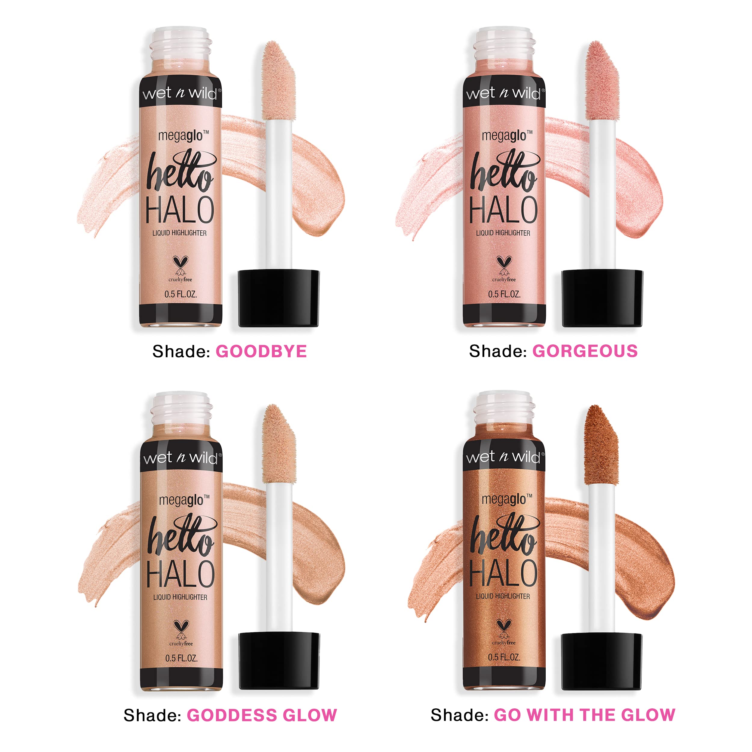 wet n wild bottle beside ingredients, emphasizes hydrating formulation benefits