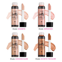 wet n wild bottle beside ingredients, emphasizes hydrating formulation benefits