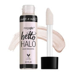 wet n wild front packaging showing product and shade, highlights glow
