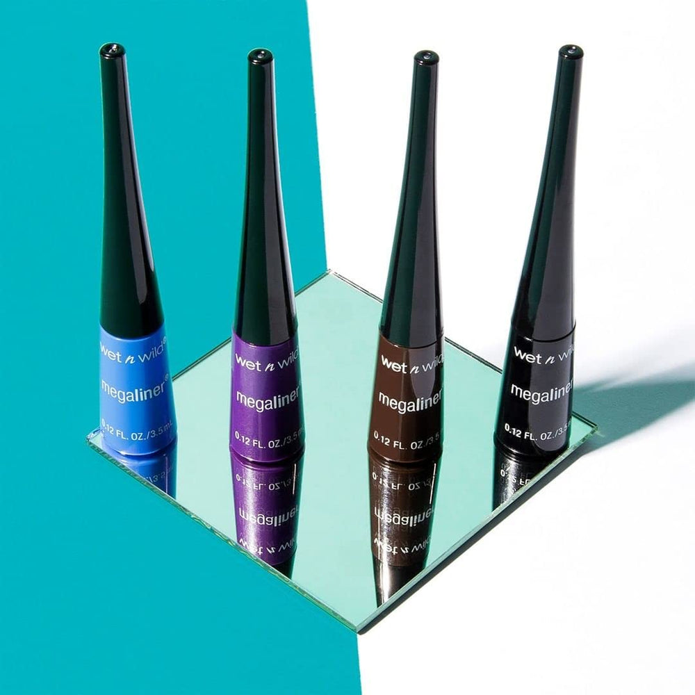 wet n wild MegaLiner styled in makeup bag showing versatile, everyday color use
