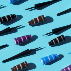 wet n wild MegaLiner wear test image demonstrating quick-dry, smudge-resistant benefit