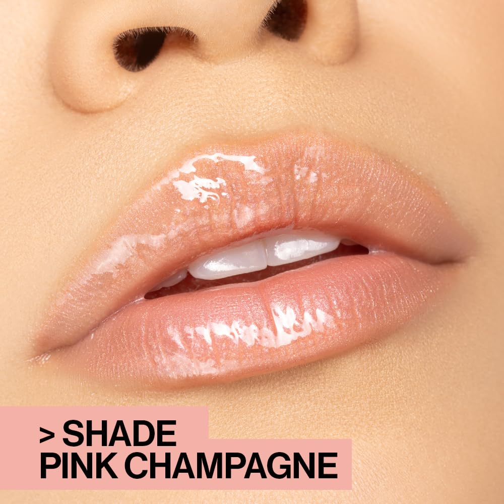 wet n wild gloss over matte lipstick showing added shine and dimension