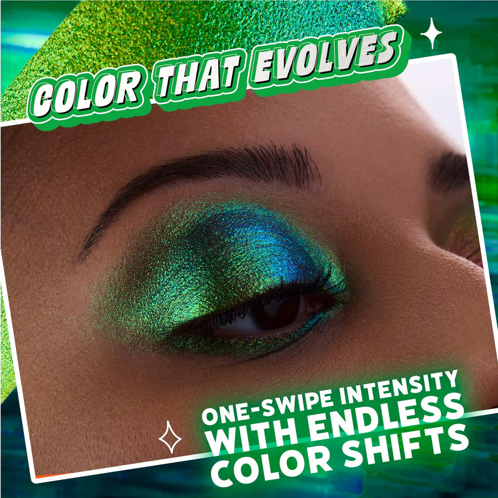 wet n wild Meteor Muse texture close-up highlighting silky blendable formula and smooth application