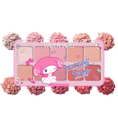 wet n wild front packaging showing My Melody and Kuromi collector appeal and easy storage