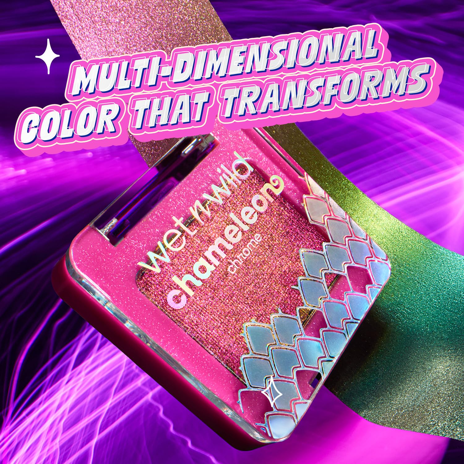 wet n wild Nebula Rush texture close-up revealing silky, reflective pearls