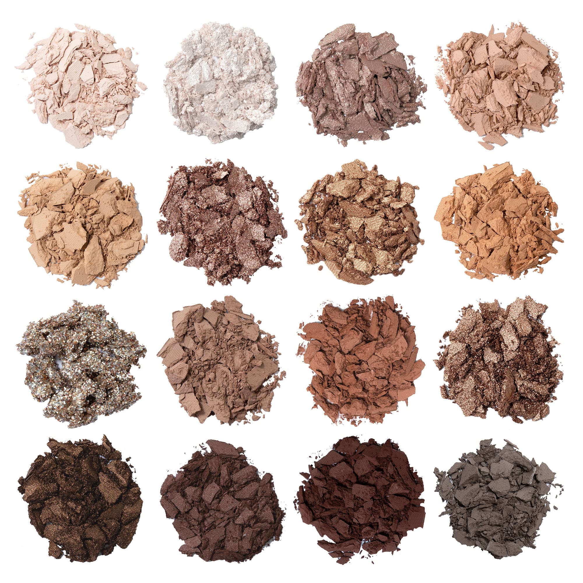 wet n wild open pan layout displays 16 nude shades for versatile looks