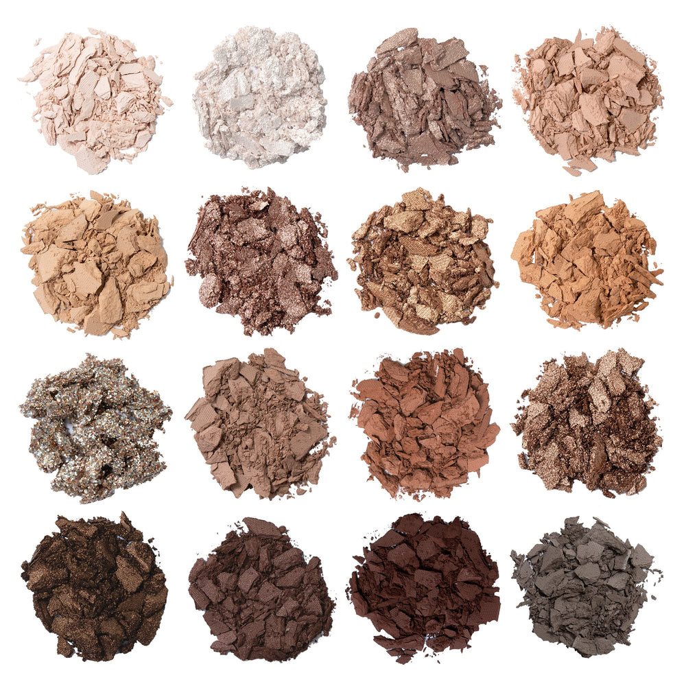 wet n wild open pan layout displays 16 nude shades for versatile looks