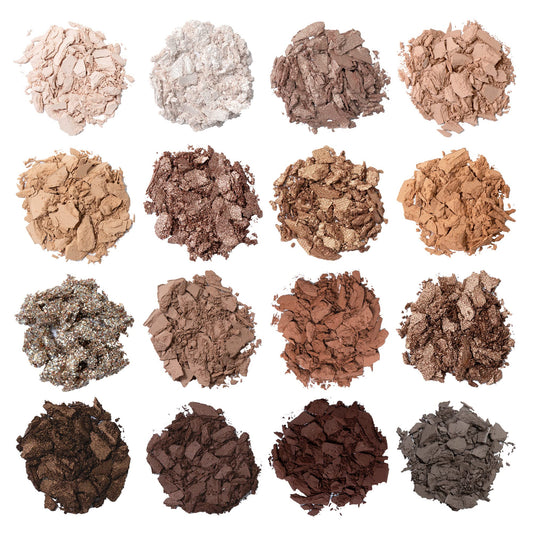 wet n wild open pan layout displays 16 nude shades for versatile looks