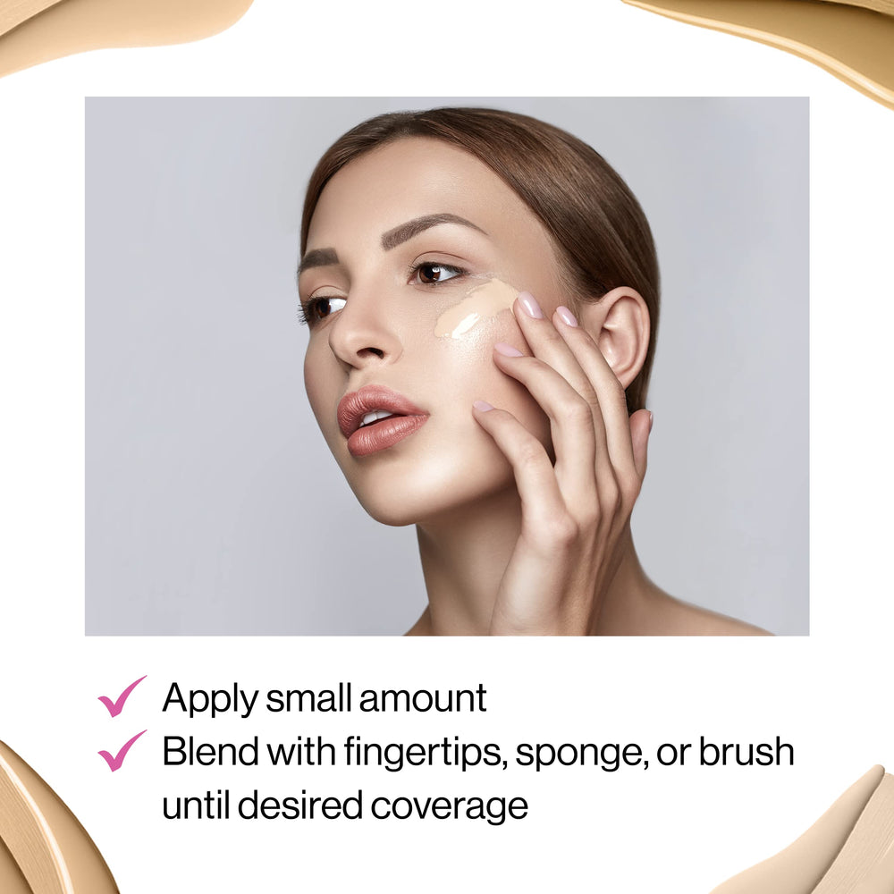 wet n wild foundation bottle in hand for true size and portability benefit