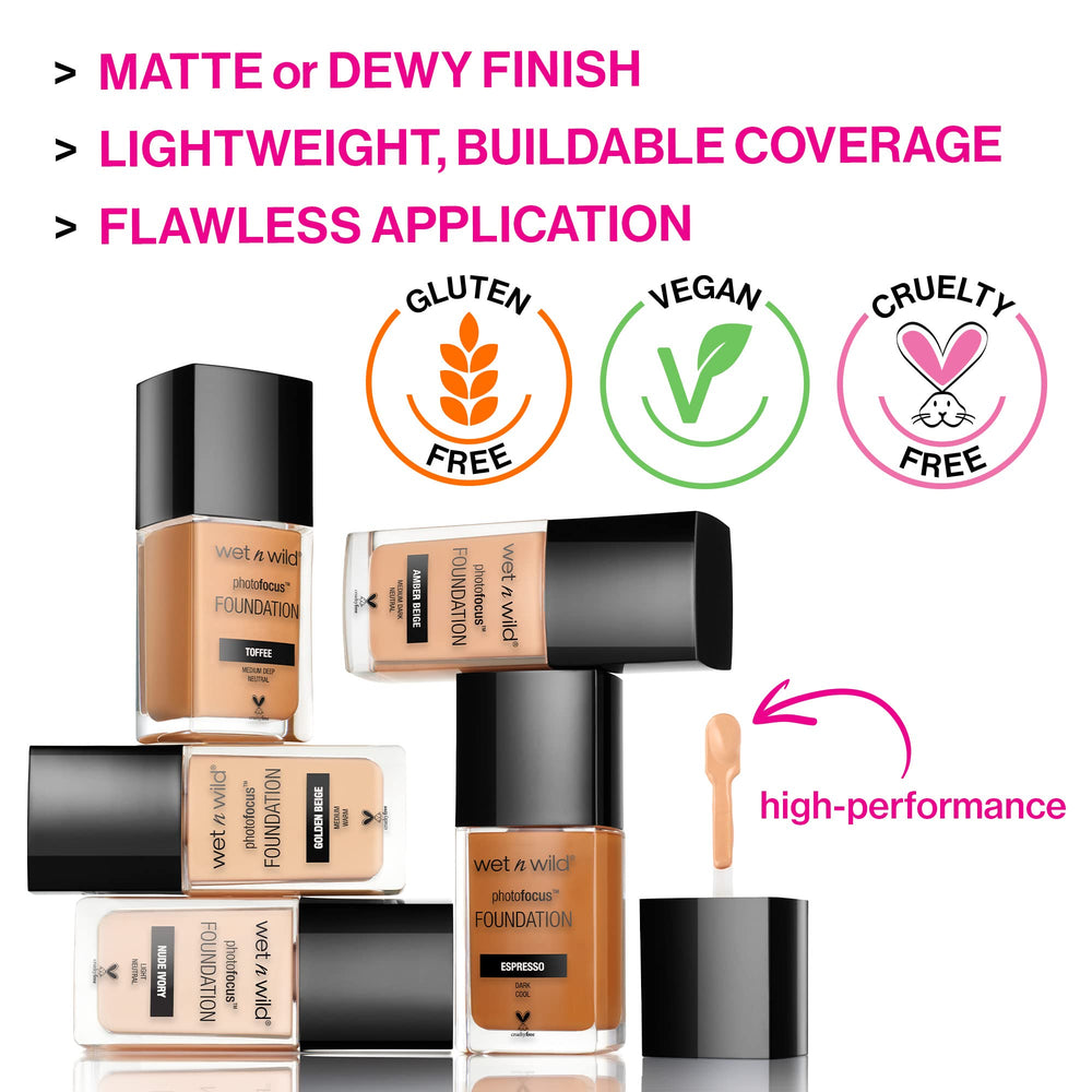 wet n wild liquid texture swatch illustrating blendable, buildable coverage