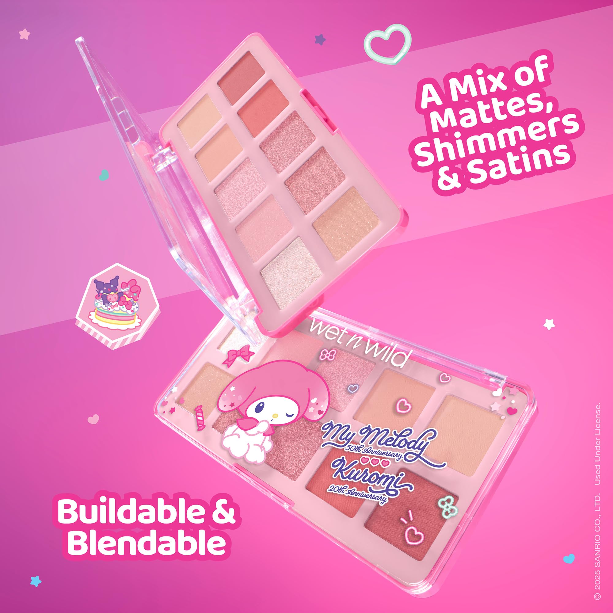 wet n wild close-up shimmer texture demonstrating soft application and luminous payoff