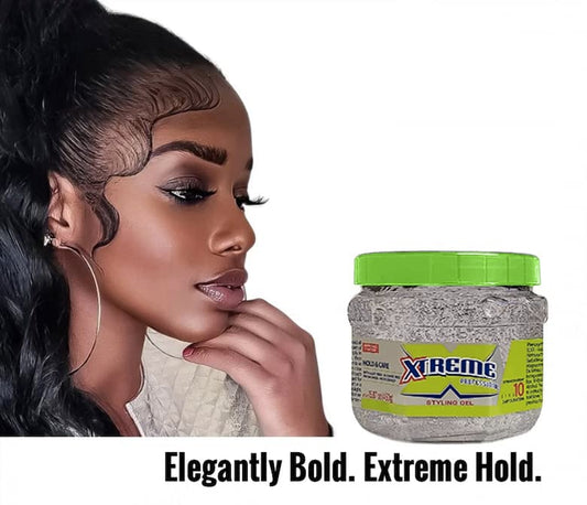 Wetline gel texture close-up on palm illustrating smooth, non-flaking formula benefit