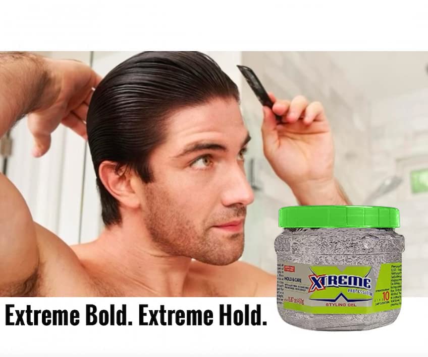 Wetline gel used on hair showing defined style and long-lasting hold benefit